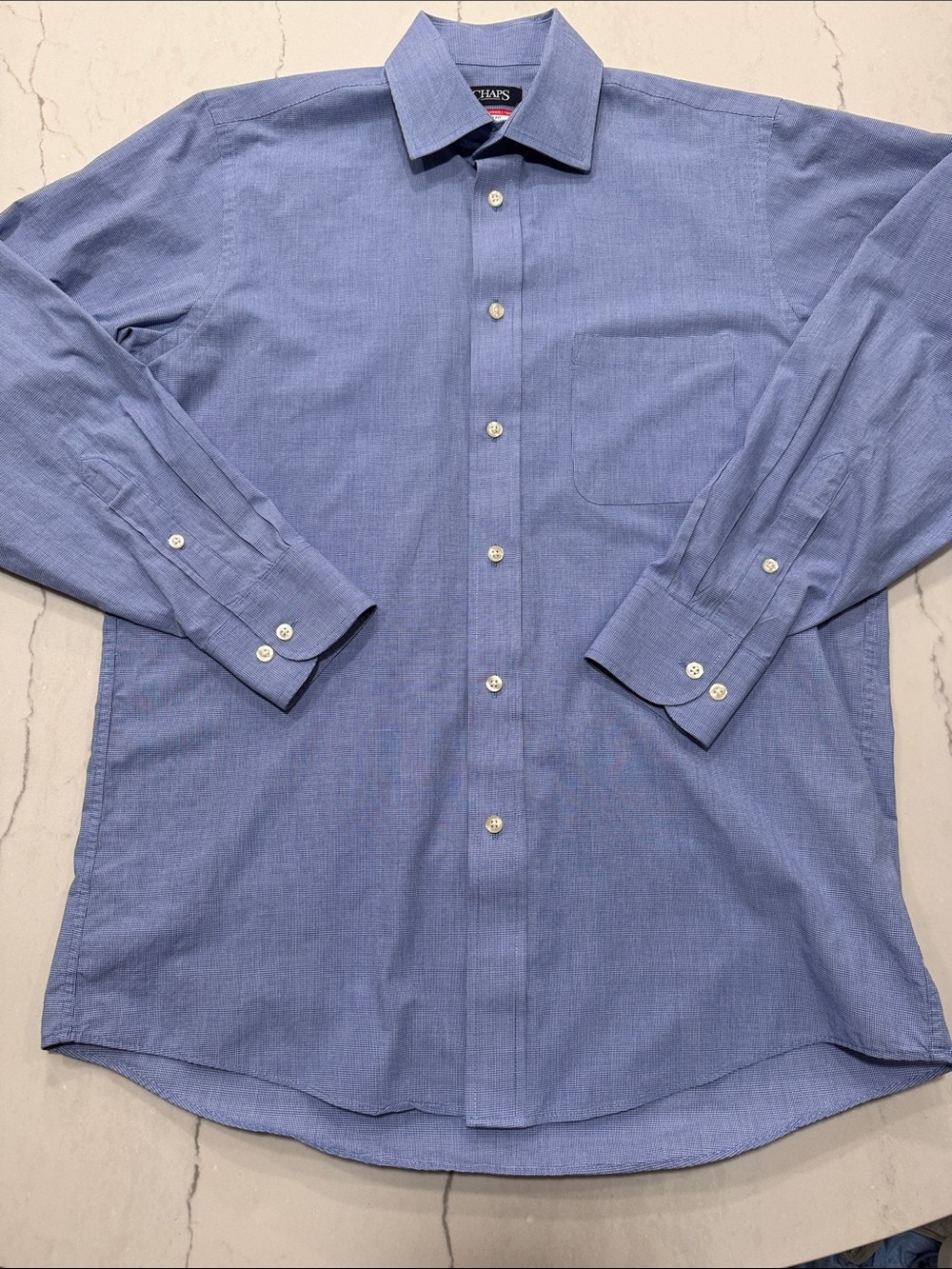 Chaps Blue Dress Shirt size medium